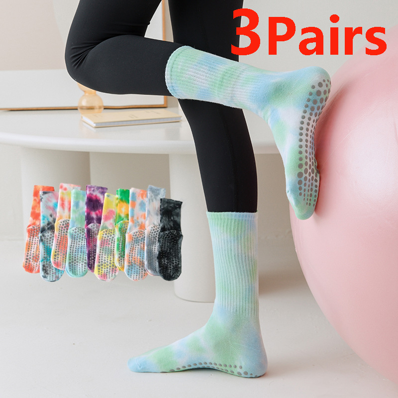 Pilates Yoga Hose - 3 pares de calcetines de yoga