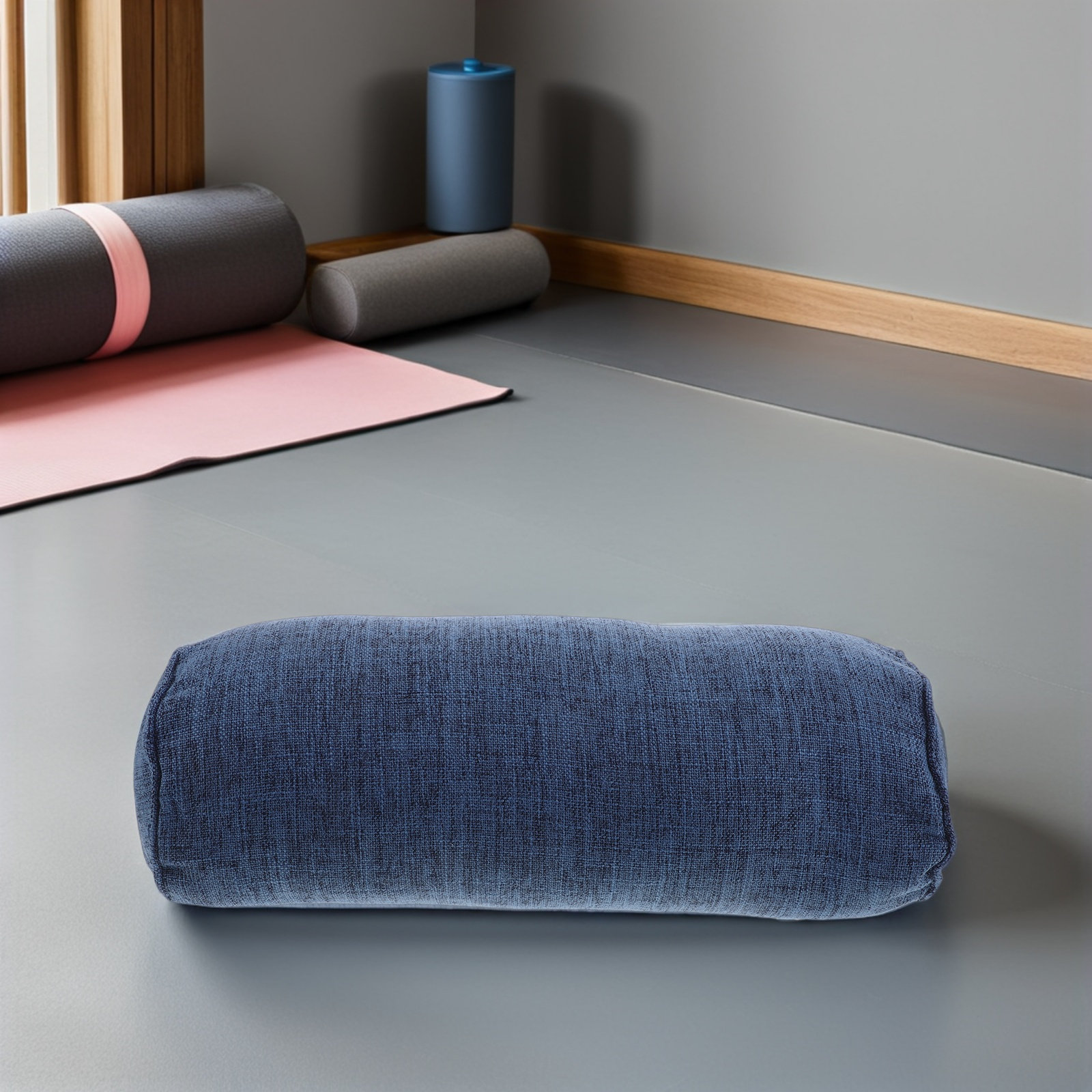 Bolster Cushion Round - Almohada cilíndrica de yoga para soporte