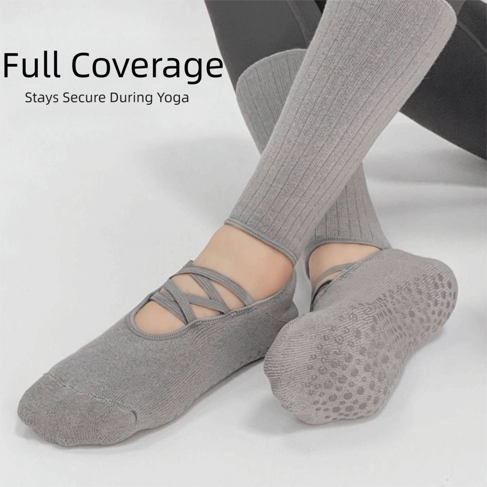 Pilates Yoga Hose - Calcetines de Pilates Transpirables con Agarre,