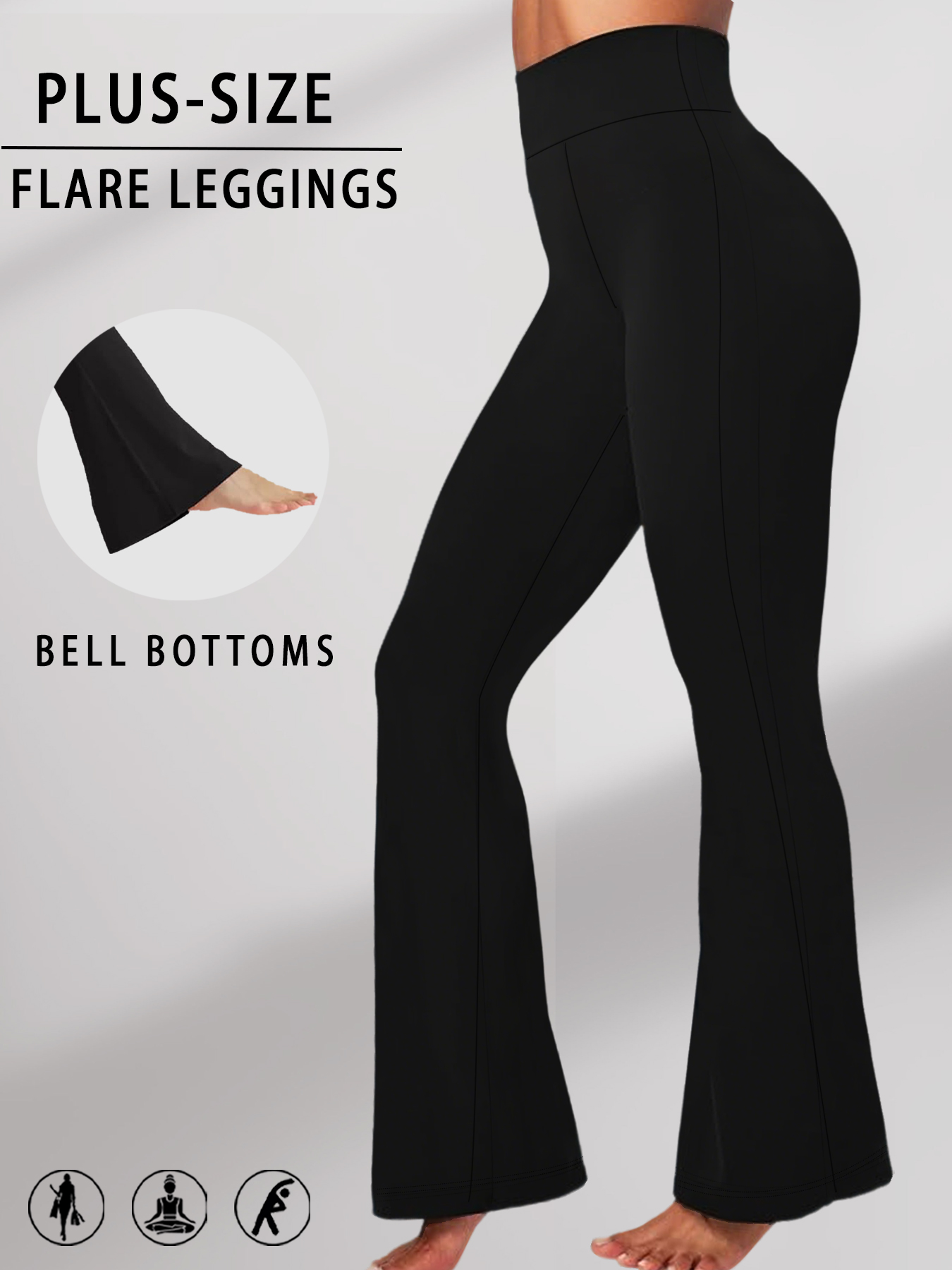 Pantalones acampanados de tall - Pilates Yoga Outfit reseña y precio
