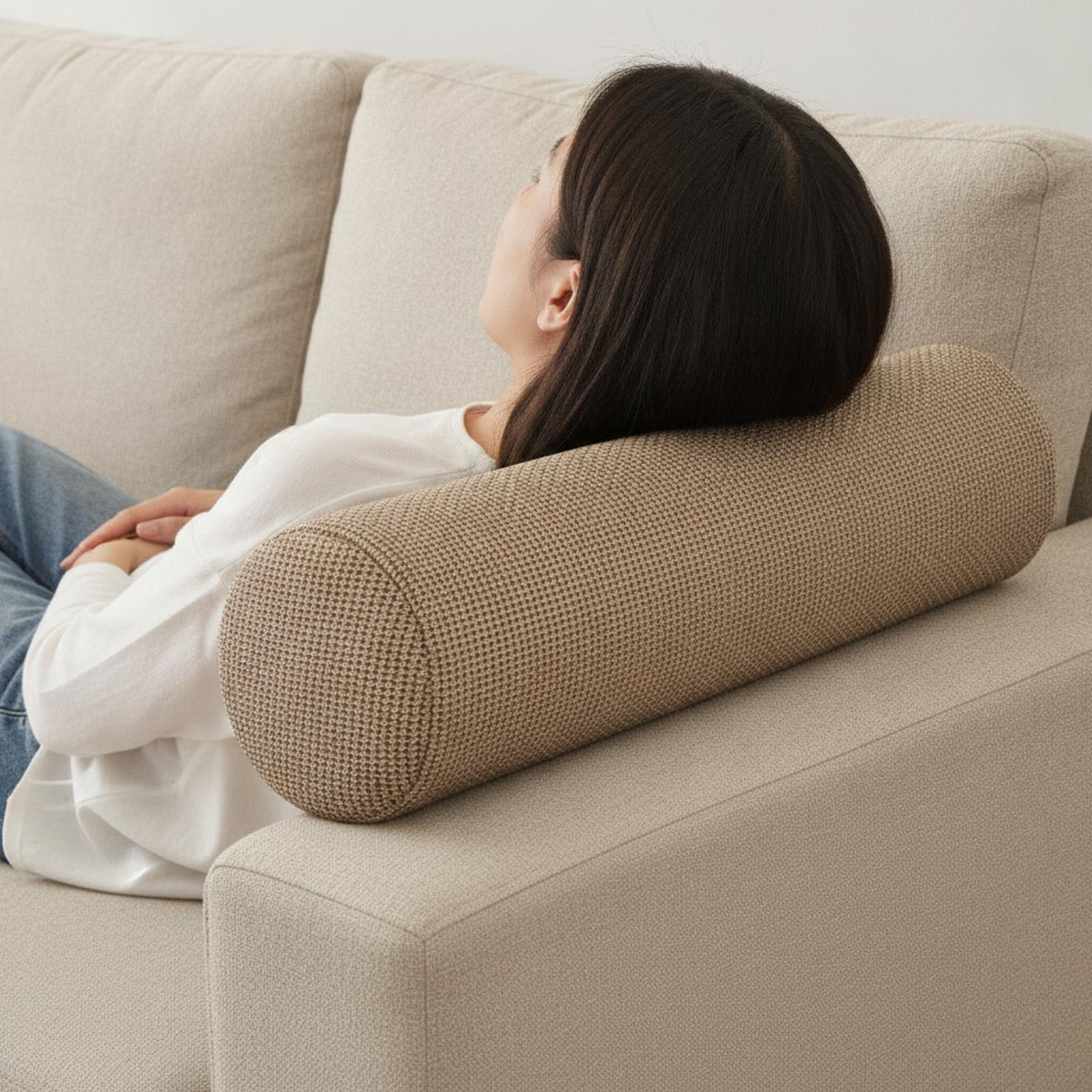 Almohada de espuma viscoelásti - Bolster Cushion Round reseña y precio