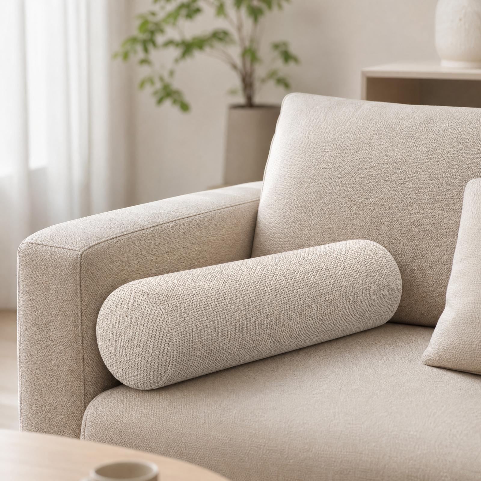 Almohada de espuma viscoelásti - Bolster Cushion Round reseña y precio