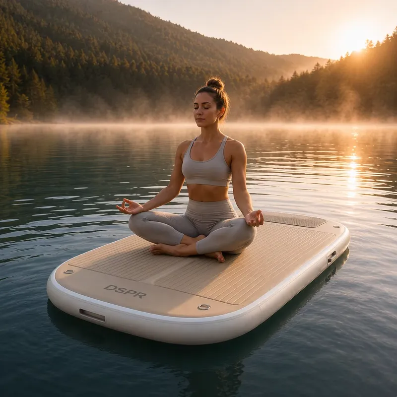 Plataforma Flotante Inflable p - Pilates Yoga Wellness reseña y precio
