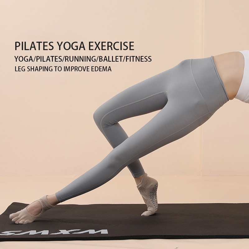 Calcetines antideslizantes con - Medias Para Pilates Y Yoga reseña y precio
