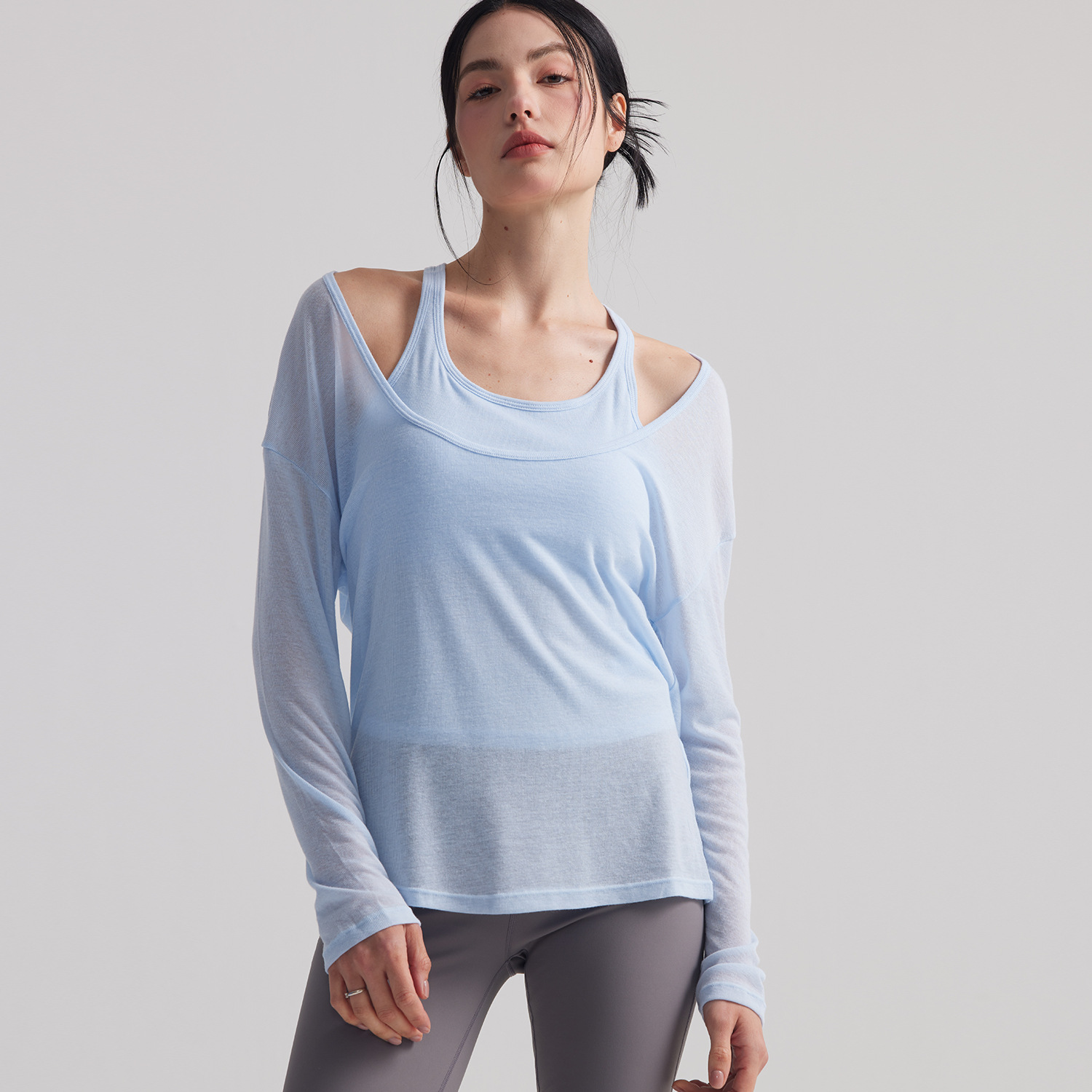 Túnica Deportiva Holgada Semit - Pilates Yoga Outfit reseña y precio