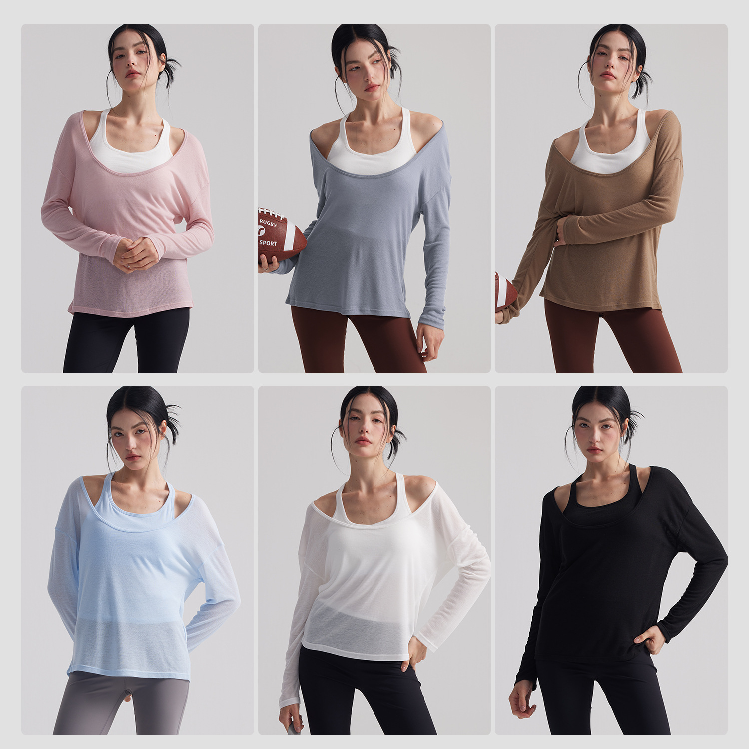Túnica Deportiva Holgada Semit - Pilates Yoga Outfit reseña y precio