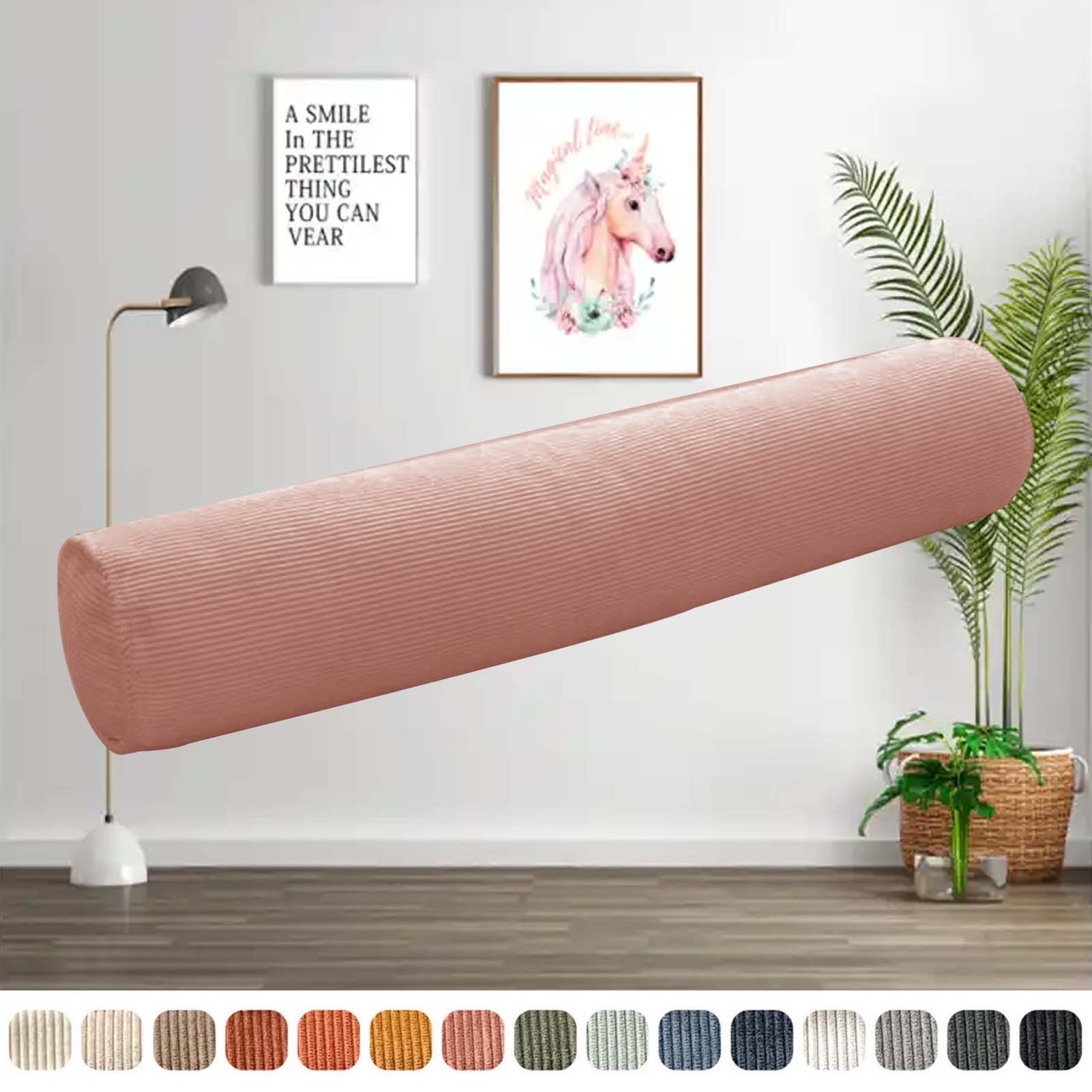 Almohada redonda larga, refuer - Bolster Cushion Round reseña y precio