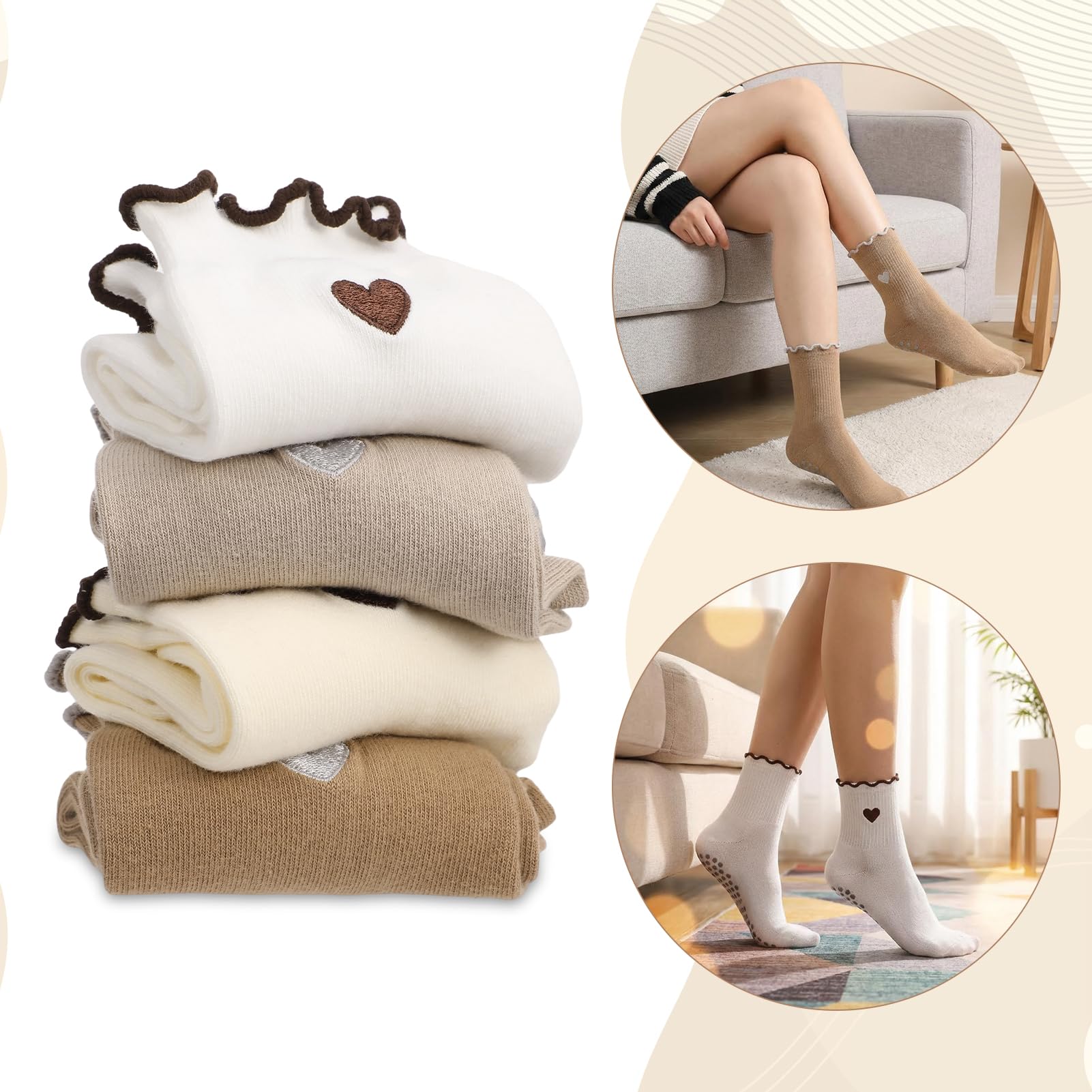 4 pares de calcetines de pilat - Pilates Yoga Hose reseña y precio