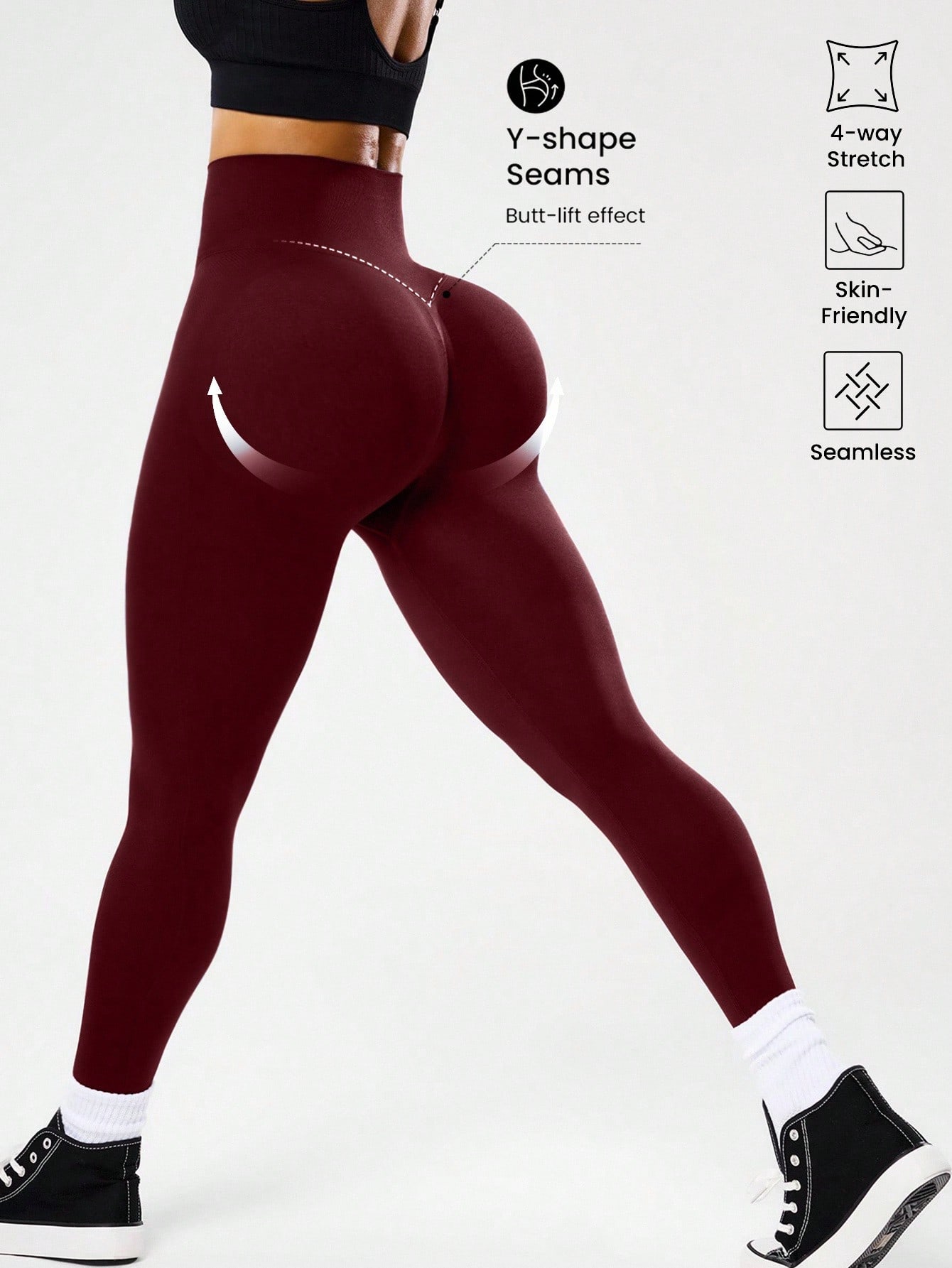 Leggings de yoga sin costuras  - Pilates Yoga Outfit reseña y precio