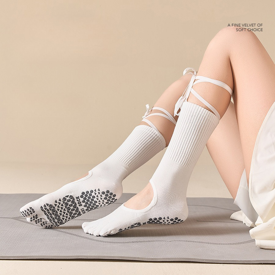 Calcetines de yoga con cordone - Pilates Yoga &A reseña y precio